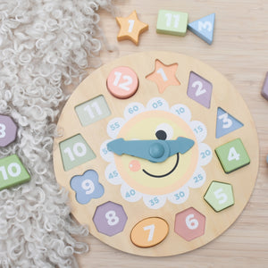 Puzzle de Reloj de Madera