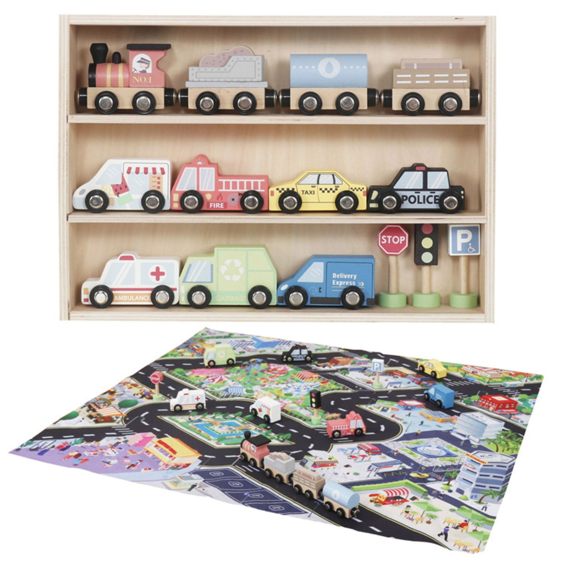 Set Vehículos de Rol con Tapete de Juego