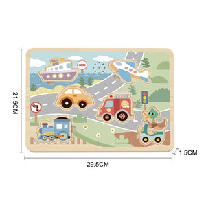 Rompecabezas Con Sonidos de Vehículos