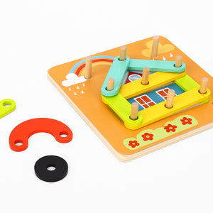 Rompecabezas de Aprendizaje con Tableros y Piezas de Ensamble