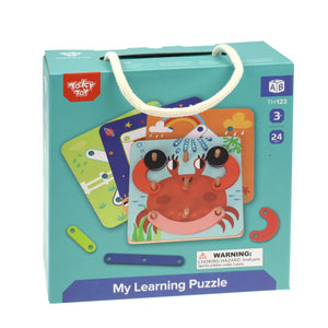 Rompecabezas de Aprendizaje con Tableros y Piezas de Ensamble