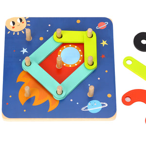 Rompecabezas de Aprendizaje con Tableros y Piezas de Ensamble