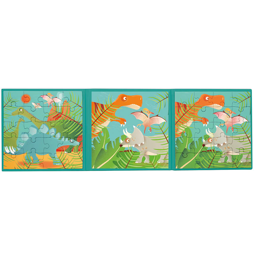 Libro de Rompecabezas Magnético para Llevar | Dino