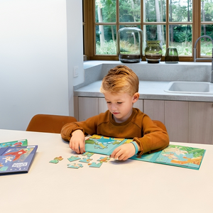 Libro de Rompecabezas Magnético para Llevar | Dino