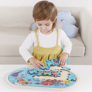 Rompecabezas Mapa del Mundo