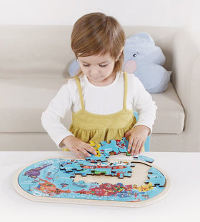 Rompecabezas Mapa del Mundo