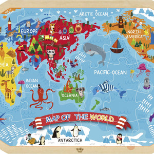 Rompecabezas Mapa del Mundo