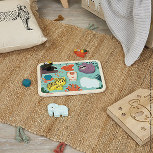 Rompecabezas Chunky de Madera Selva