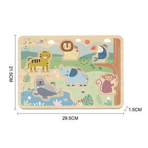 Rompecabezas Con Sonidos de Animales