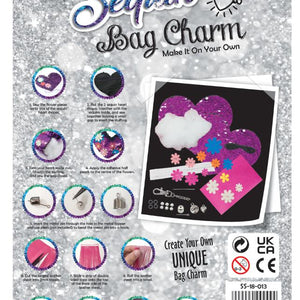 Crea tu Propio Colgante Brillante para Bolso - Corazón