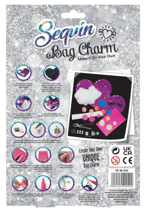 Crea tu Propio Colgante Brillante para Bolso - Corazón