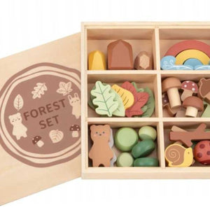 Set de Bosque de Madera