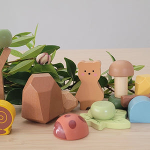 Set de Bosque de Madera