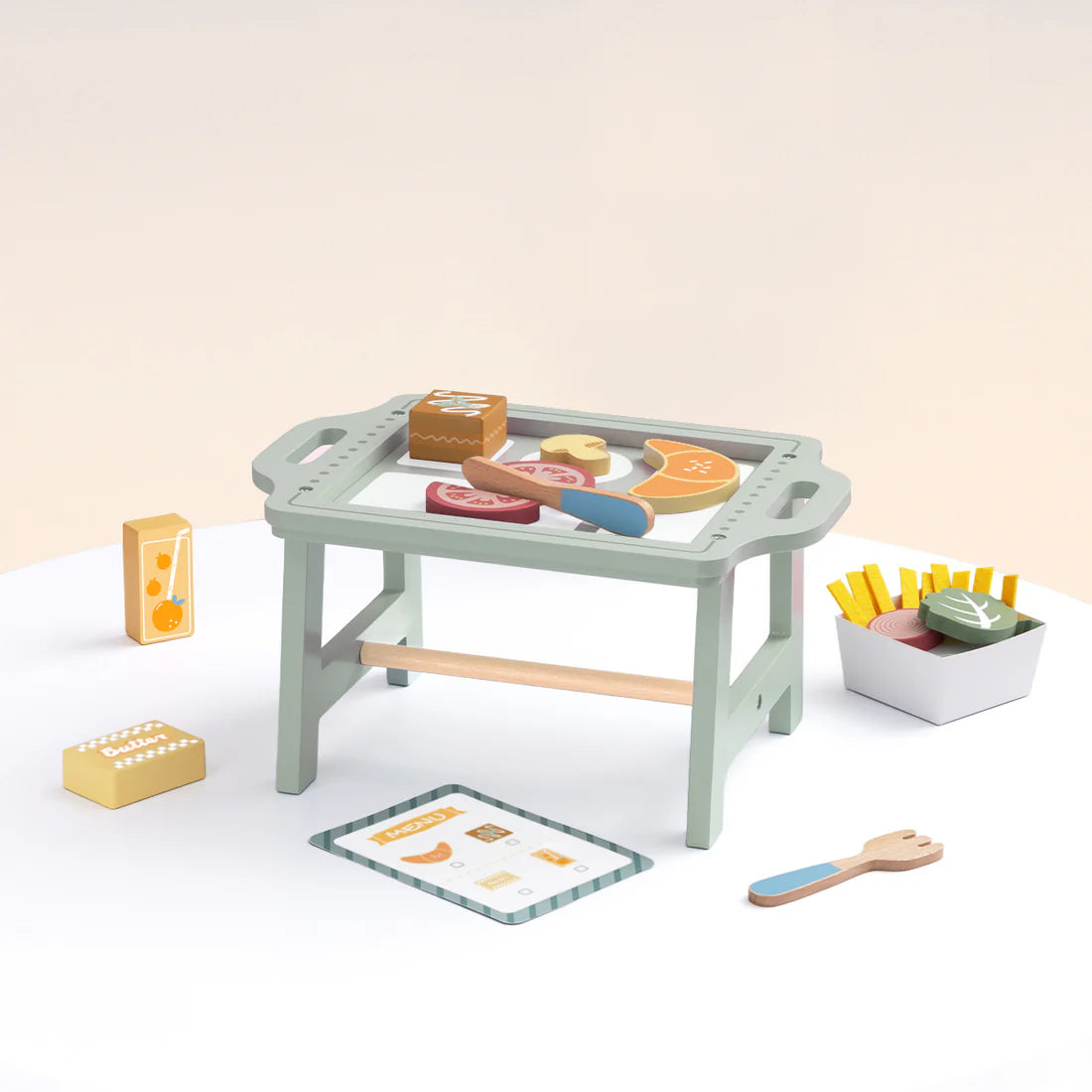 Set de Comida Saludable con Bandeja de Juego