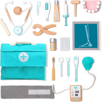 Set de Juego de Doctor de Madera- 18 Piezas