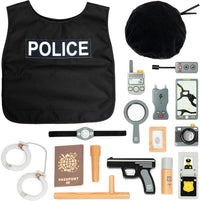 Set de Juego de Policía de Madera – 17 Piezas