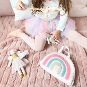 Set de Muñeca y Bolsa de Juego Arcoiris