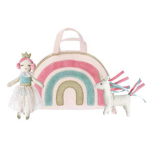 Set de Muñeca y Bolsa de Juego Arcoiris