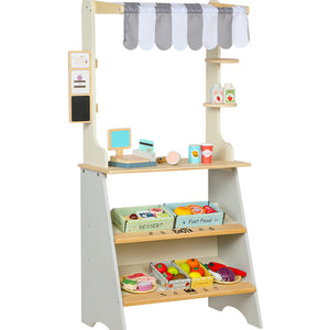 Set de Supermarket de Madera para Niños