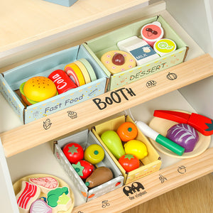 Set de Supermarket de Madera para Niños