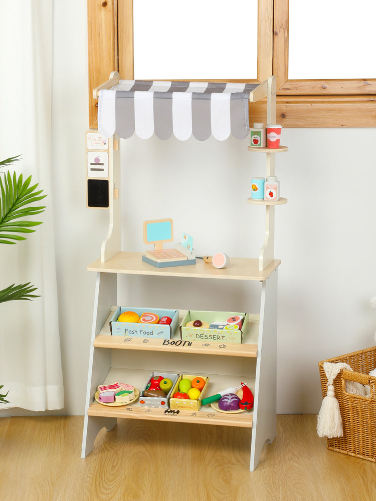 Set de Supermarket de Madera para Niños