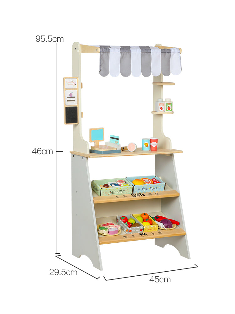 Set de Supermarket de Madera para Niños