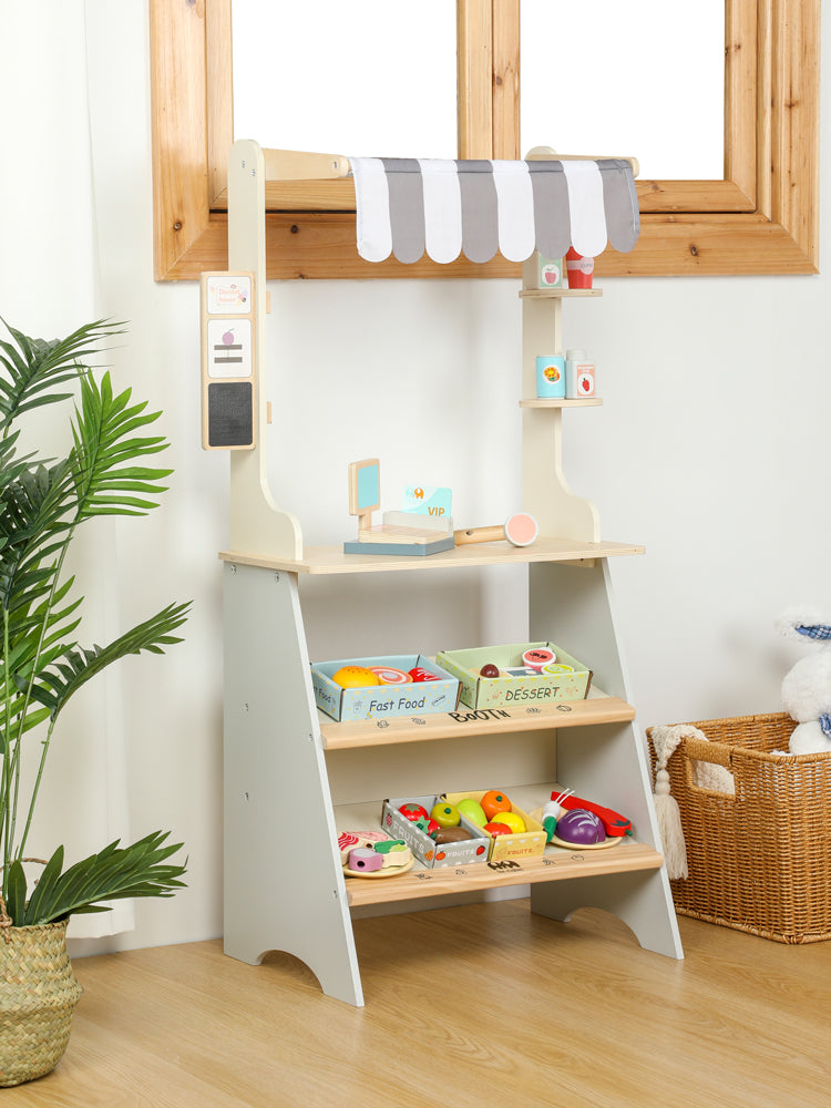 Set de Supermarket de Madera para Niños
