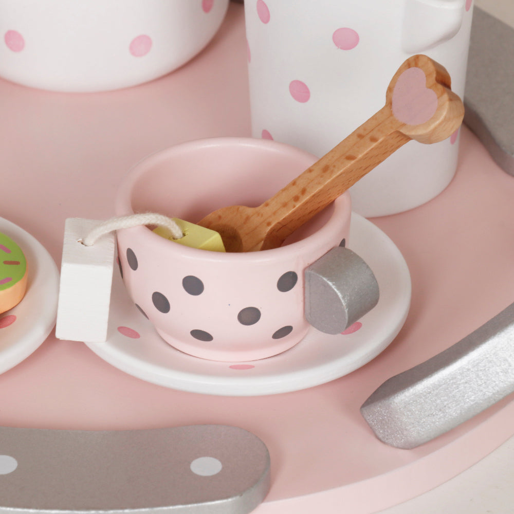 Juego de Té de Madera