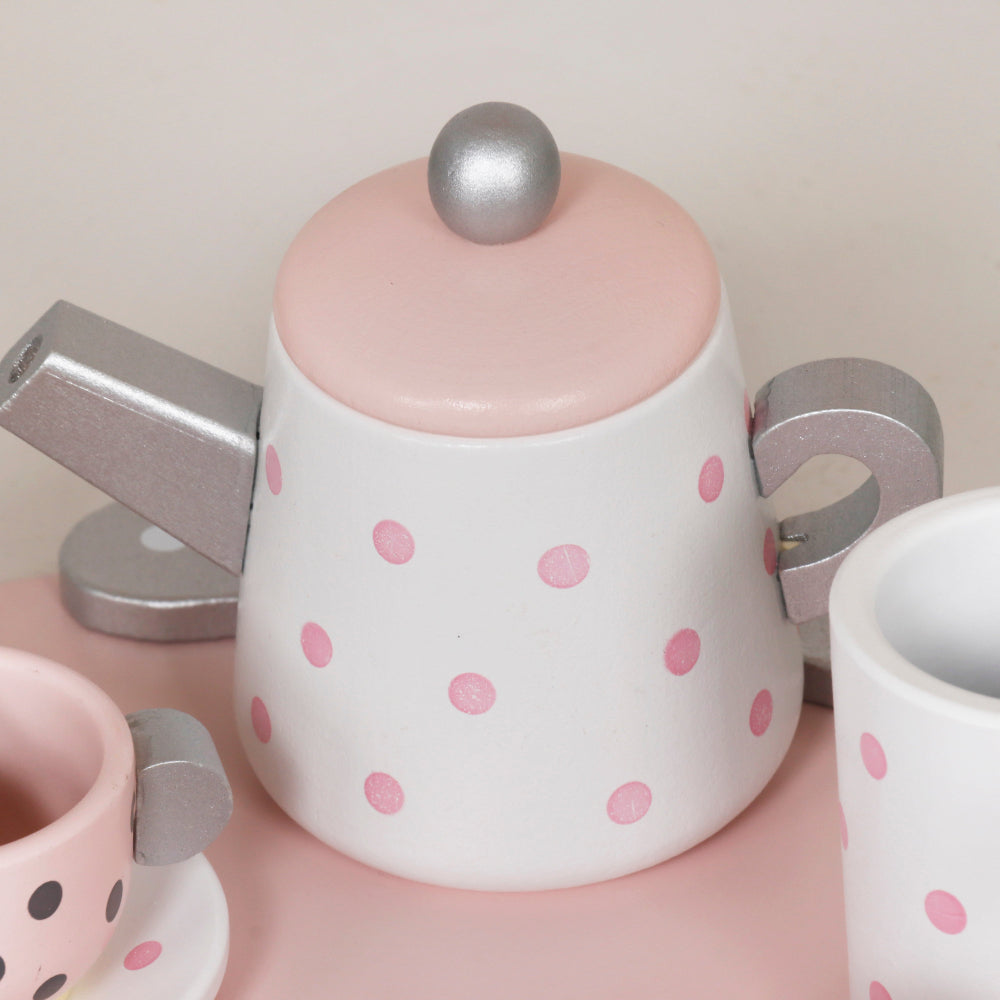 Juego de Té de Madera