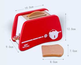 Set de Juego de Desayuno con Tostadora de Madera