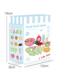 Set de Ensalada de Frutas de Madera