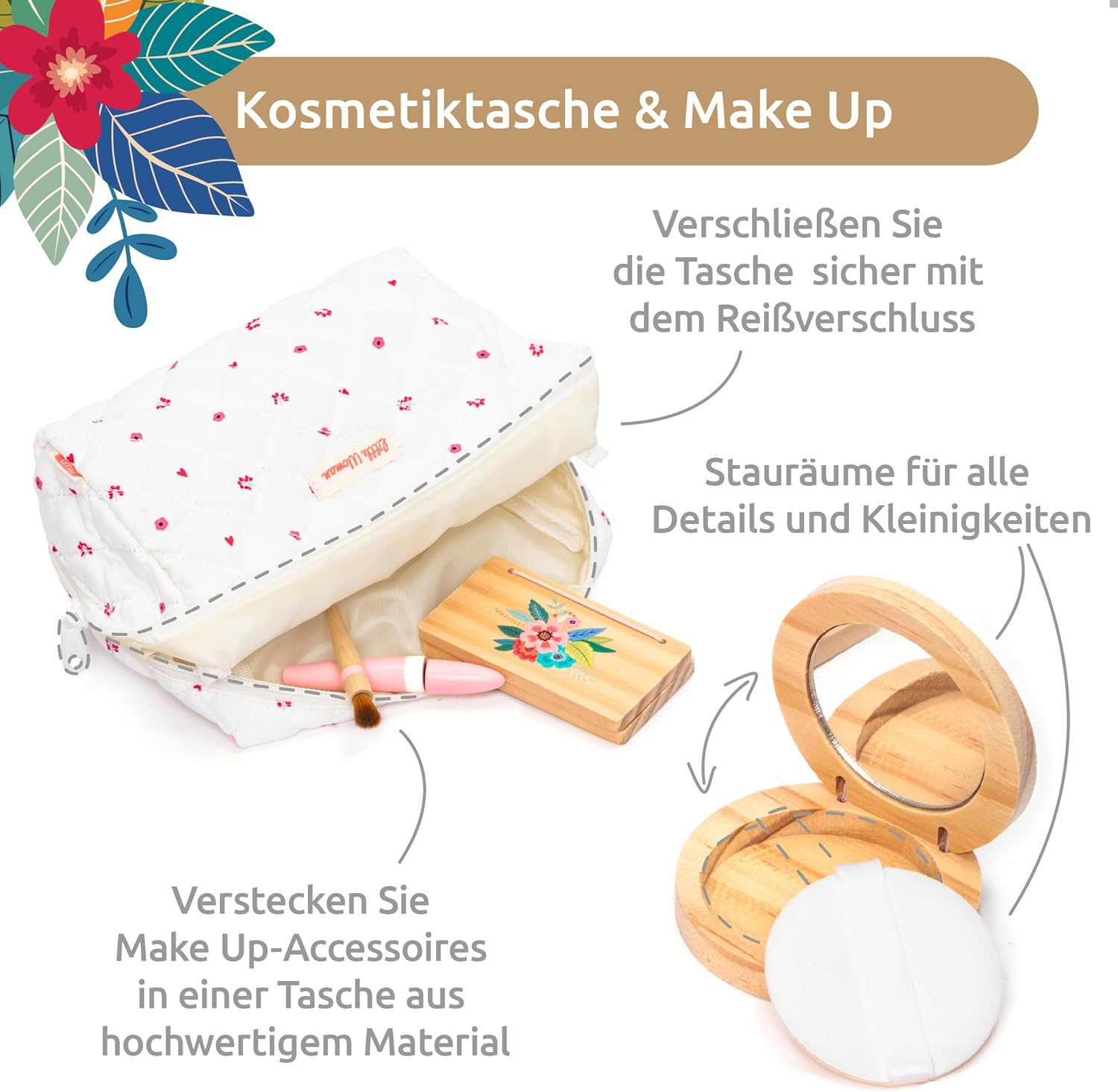 Set de Maquillaje de Juguete Little Woman - 17 piezas