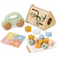 Set Montessori 4 en 1 de Madera