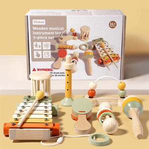 Set Musical de Madera 7 piezas