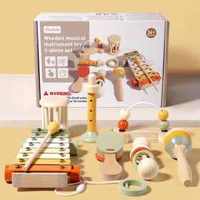 Set Musical de Madera 7 piezas