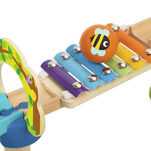 Set de Pista de Bolas con Torre y Xilófono Musical – 44 Piezas