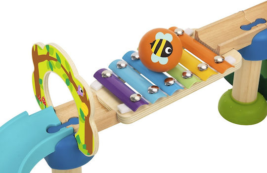 Set de Pista de Bolas con Torre y Xilófono Musical – 44 Piezas