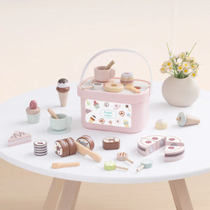 Set de Repostería de Madera con Canasta - 31 Piezas