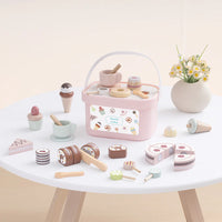 Set de Repostería de Madera con Canasta - 31 Piezas
