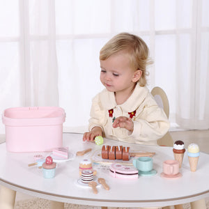 Set de Repostería de Madera con Canasta - 31 Piezas