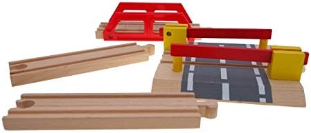 Set de Tren de Madera con Pista y Ciudad – 100 piezas