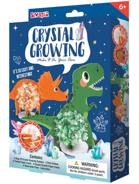 Kit Educativo Crystal Growing Dinosaurios
