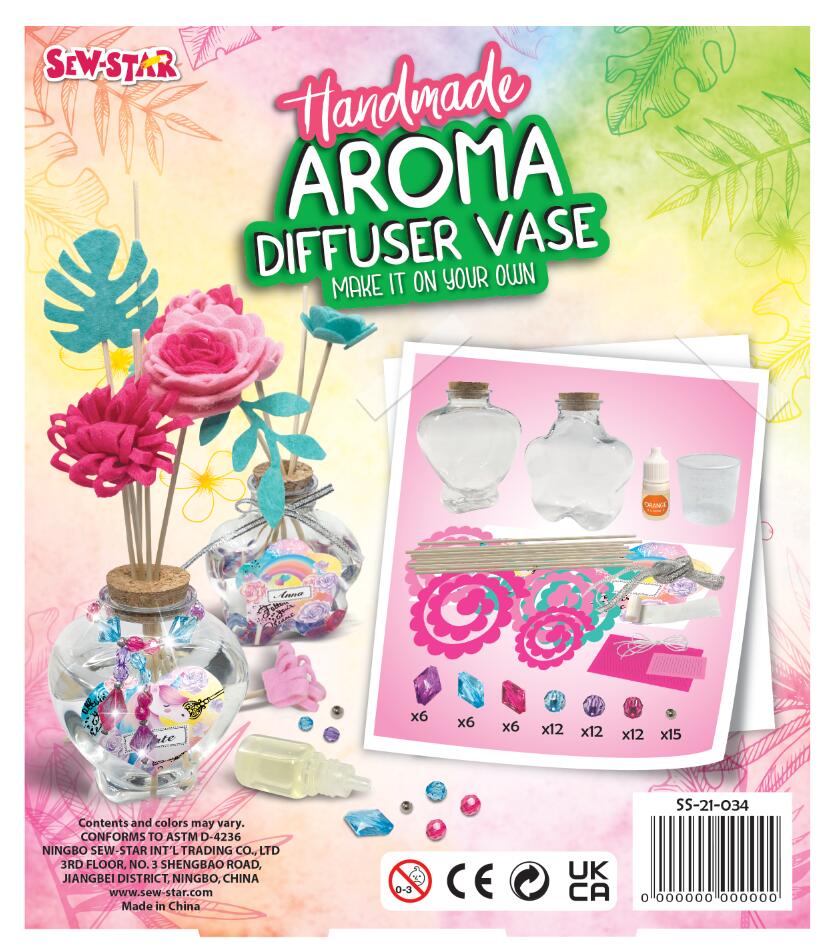 Jarrón Difusor de Aroma Hecho a Mano