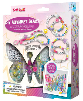 Kit de Accesorios con Cuentas de Alfabeto