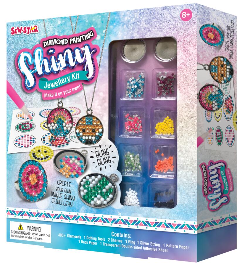 Kit de Joyería Shiny con Pintura de Diamante