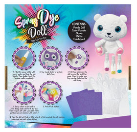 Muñeco Panda para Pintar con Spray