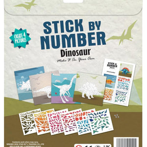 Sticker by Number Dinosaur