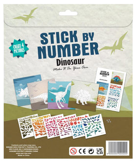 Sticker by Number Dinosaur