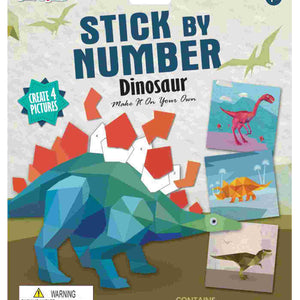 Sticker by Number Dinosaur