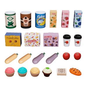 Supermercado de Madera con 56 Accesorios